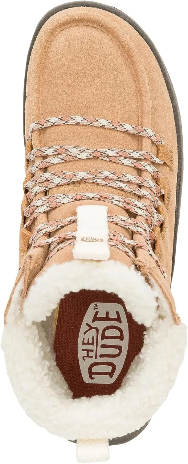 Hey Dude Women's Wendy Peak Apres Suede Cozy Ankle Boot