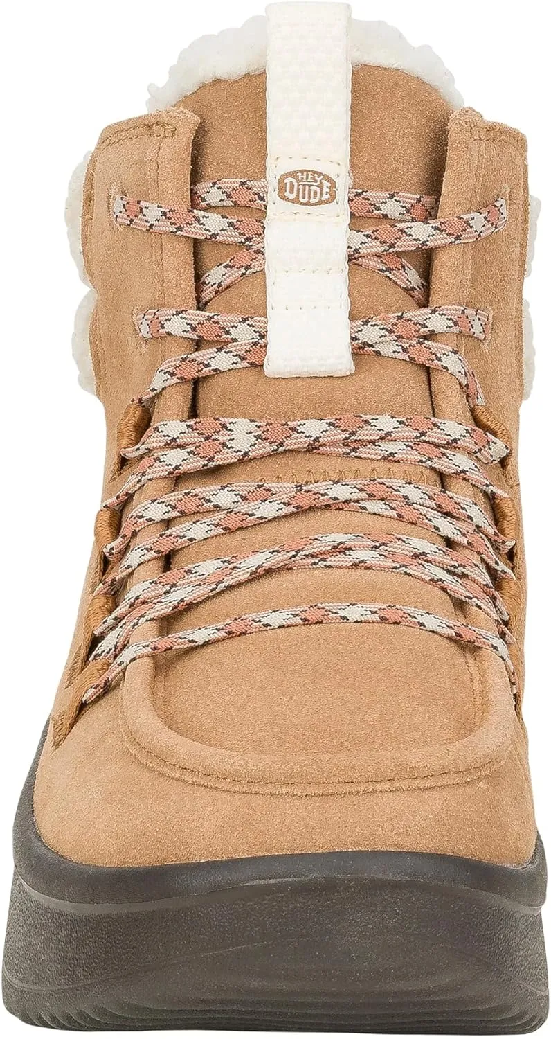 Hey Dude Women's Wendy Peak Apres Suede Cozy Ankle Boot