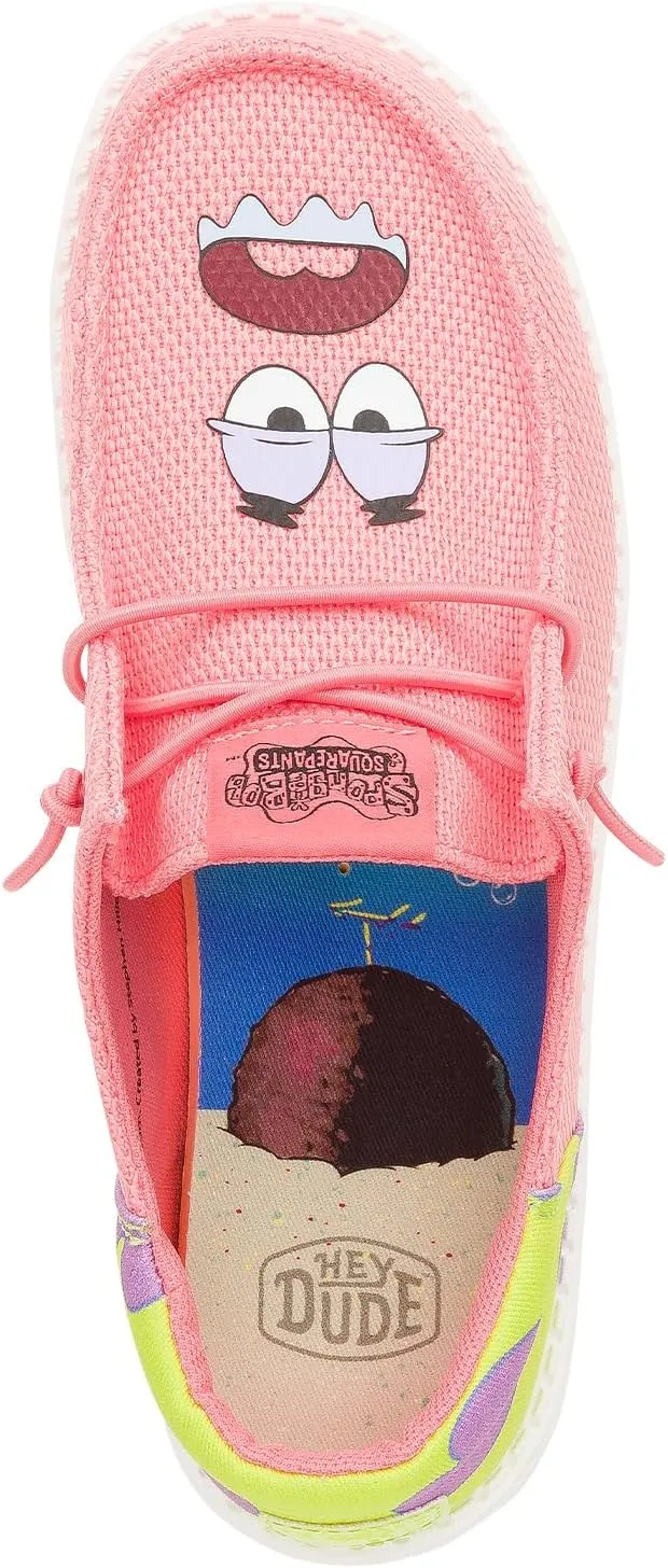 HEYDUDE X Spongebob, Women’s Slip-on Loafers, Comfortable & Light-Weight