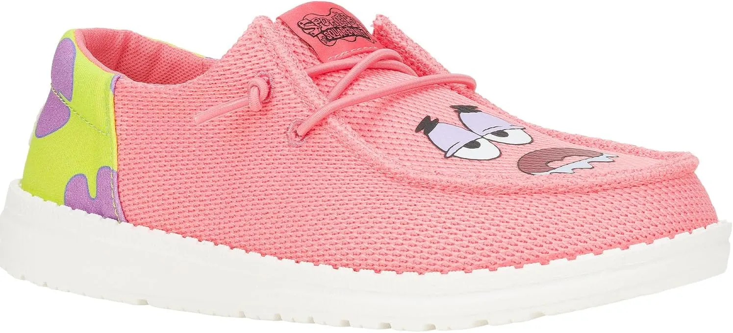 HEYDUDE X Spongebob, Women’s Slip-on Loafers, Comfortable & Light-Weight