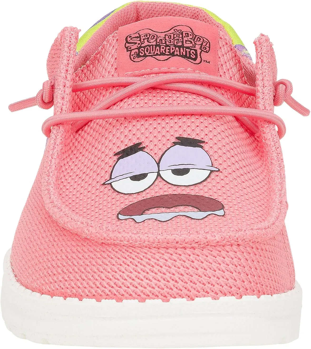 HEYDUDE X Spongebob, Women’s Slip-on Loafers, Comfortable & Light-Weight