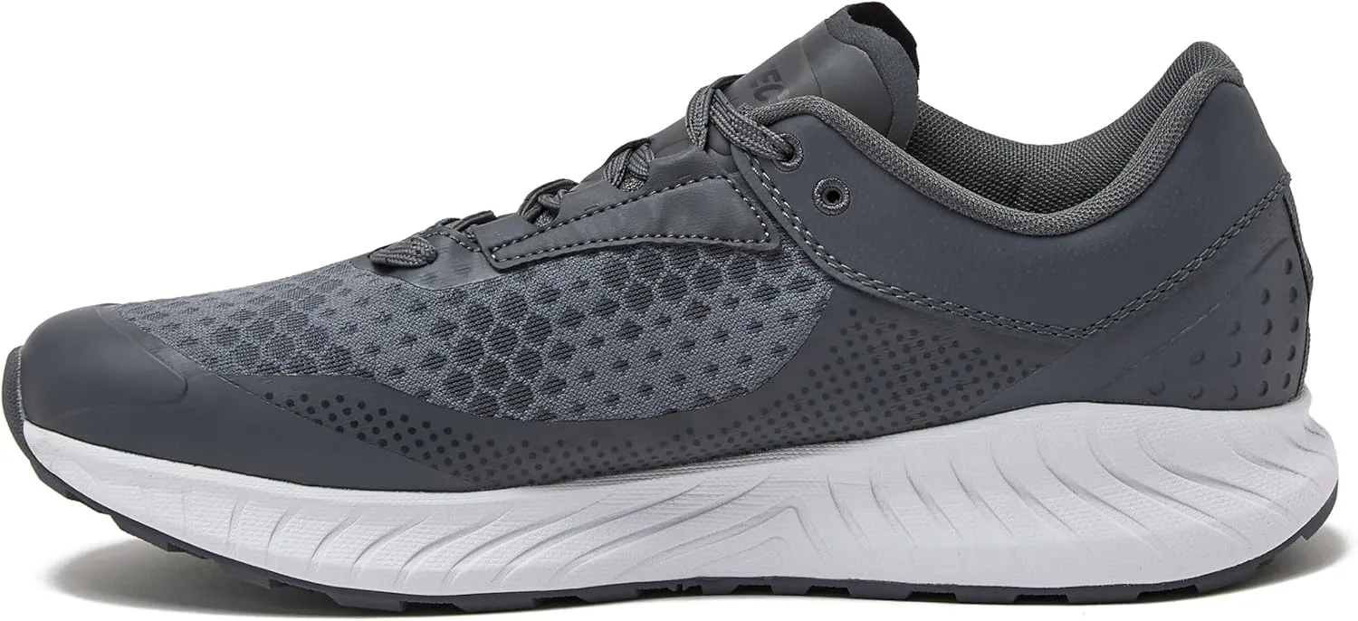 HI-TEC Avalon Trail Running Shoes for Men, Lightweight Breathable Mens Hiking Sneakers or Athletic Walking Shoes for Men, Black, Grey or Green, Size 7-14 Men Shoes