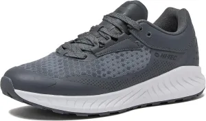 HI-TEC Avalon Trail Running Shoes for Men, Lightweight Breathable Mens Hiking Sneakers or Athletic Walking Shoes for Men, Black, Grey or Green, Size 7-14 Men Shoes