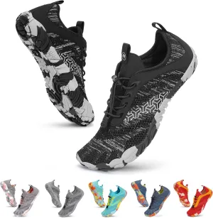 HiGropcore Barefoot Shoes Women Men Hike Minimalist Shoes Wide Toe Box Zero Drop Grounded Footwear for Hiking Walking Daily Wear
