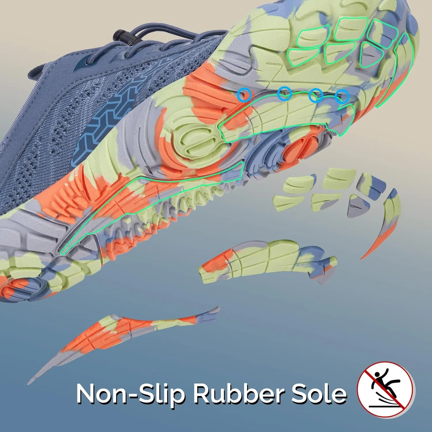 HiGropcore Barefoot Shoes Women Men Hike Minimalist Shoes Wide Toe Box Zero Drop Grounded Footwear for Hiking Walking Daily Wear