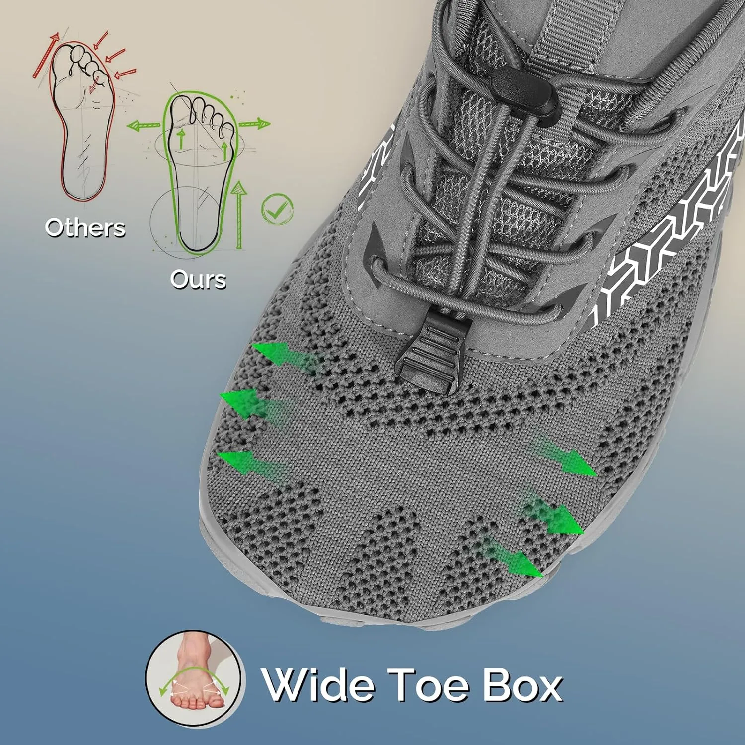 HiGropcore Barefoot Shoes Women Men Hike Minimalist Shoes Wide Toe Box Zero Drop Grounded Footwear for Hiking Walking Daily Wear