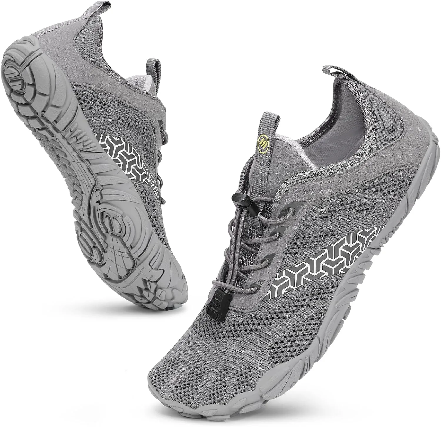 HiGropcore Barefoot Shoes Women Men Hike Minimalist Shoes Wide Toe Box Zero Drop Grounded Footwear for Hiking Walking Daily Wear