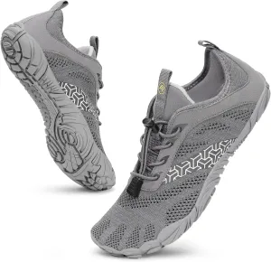 HiGropcore Barefoot Shoes Women Men Hike Minimalist Shoes Wide Toe Box Zero Drop Grounded Footwear for Hiking Walking Daily Wear