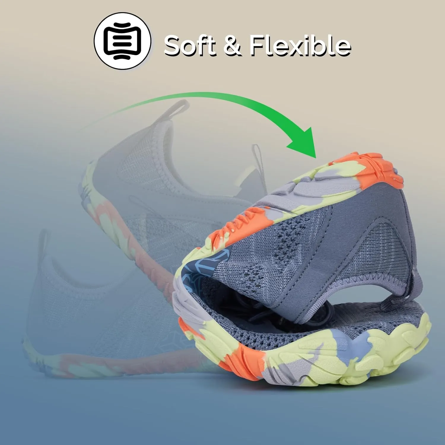 HiGropcore Barefoot Shoes Women Men Hike Minimalist Shoes Wide Toe Box Zero Drop Grounded Footwear for Hiking Walking Daily Wear