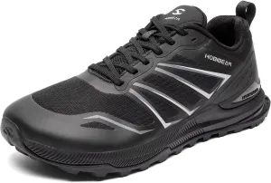 HOBIBEAR Men's Trail Running Shoes | Wide Toe | Trekking | Non-Slip Hiking Sneakers