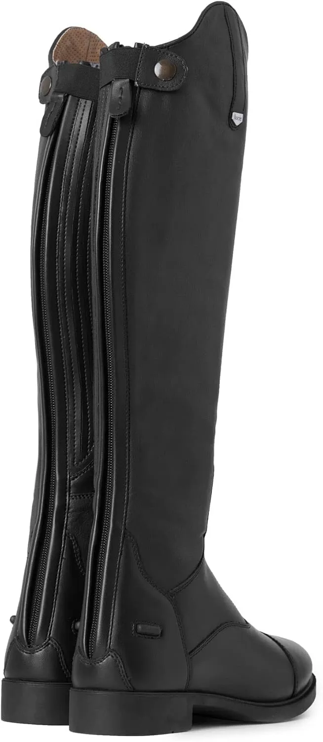 HORZE Rover Women's Synthetic Leather Classic Tall Field Riding Boots | Water-Resistant with Laces and Rear Zipper