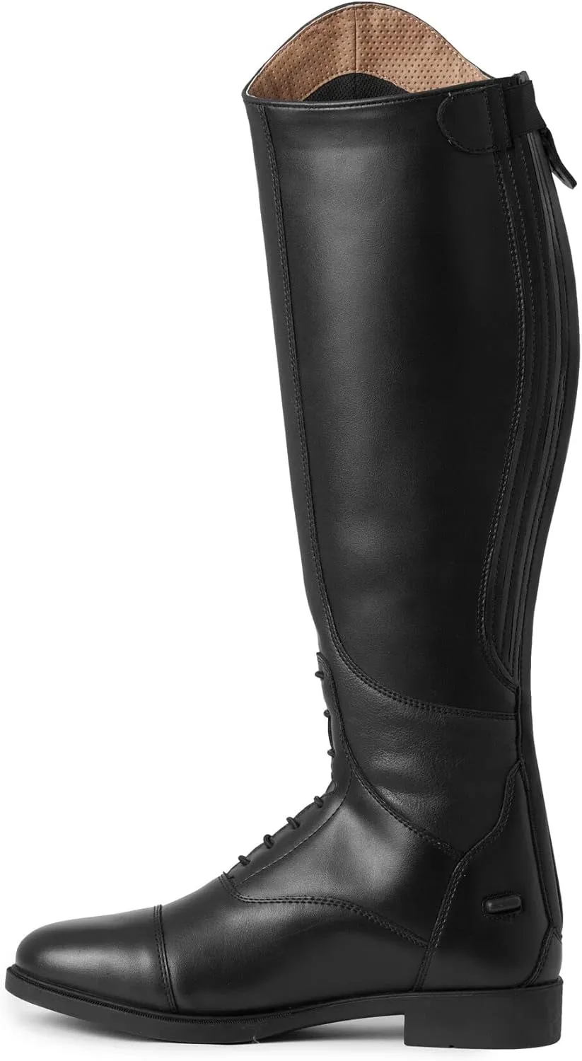 HORZE Rover Women's Synthetic Leather Classic Tall Field Riding Boots | Water-Resistant with Laces and Rear Zipper