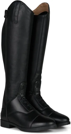 HORZE Rover Women's Synthetic Leather Classic Tall Field Riding Boots | Water-Resistant with Laces and Rear Zipper