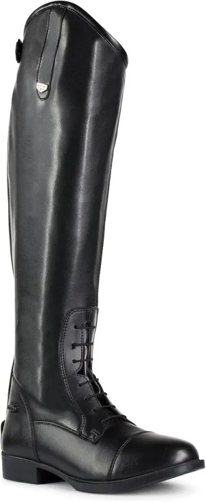 HORZE Women’s Rover Tall Field Boots, Synthetic Leather Horse Riding Boots with Rear Zipper | US Sizes | All-Weather, Water-Resistant