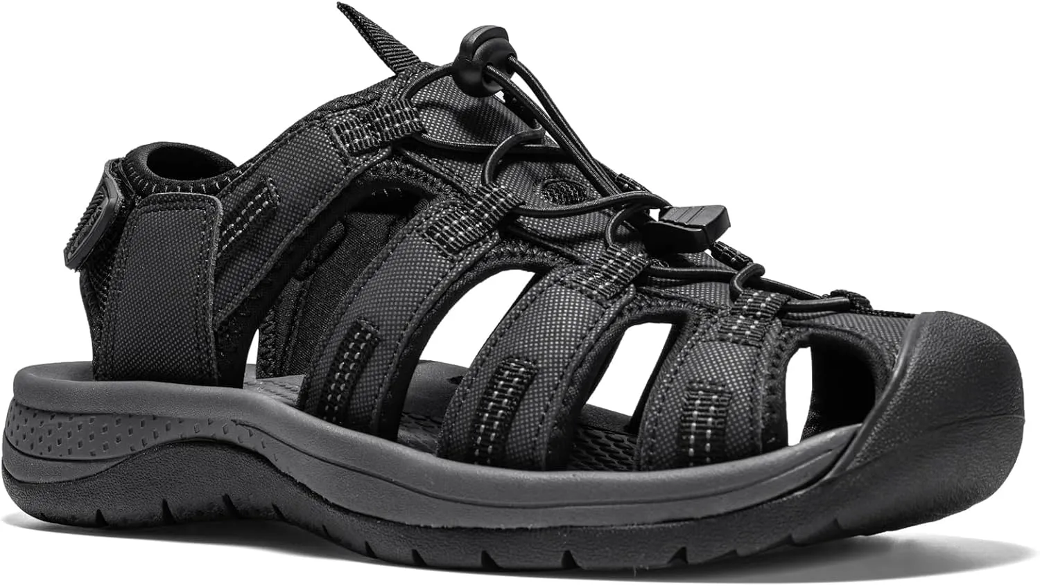 i78 Mens Athletic Hiking Sandals Closed Toe Outdoor Sport Sandals for Trail Beach Walking Waterproof Lightweight Casual