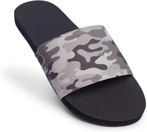 Indosole 2022 Edition Men's ESSNTLS Vegan All-Terrain Slides, Improved Comfort [Reused Tire Sole, Natural Rubber Footbed, Arch Support, Microfiber Lined ENVRO Strap, Waterproof]
