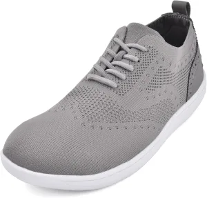 JACKSHIBO Barefoot Shoes for Men Slip on Shoes Minimalist Walking Sneakers Wide Toe Box Zero Drop Sole