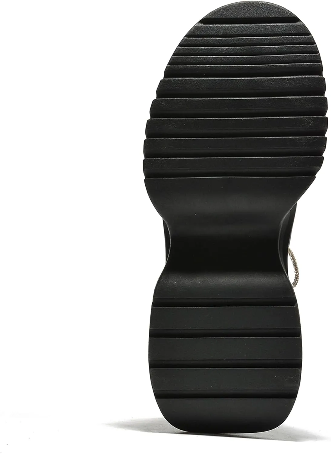 Jadey Spike Studs Rhinestone Chunky Lug Boots (Jadey)