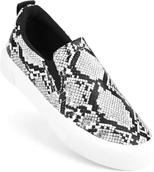 JENN ARDOR Slip On Sneakers Women Comfortable Walking Slip On Shoes Women Memory Foam Womens Fashion Loafers for Women Casual Shoes for Women Flats