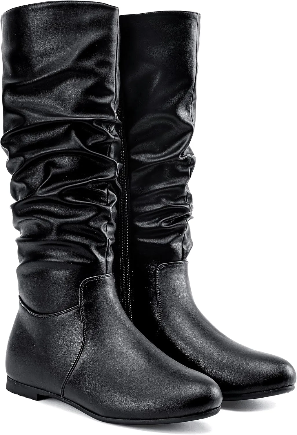 Jeossy Women's 941 Knee High Boots, Falt Slouch Boots, Tall Fall Boots Pull on