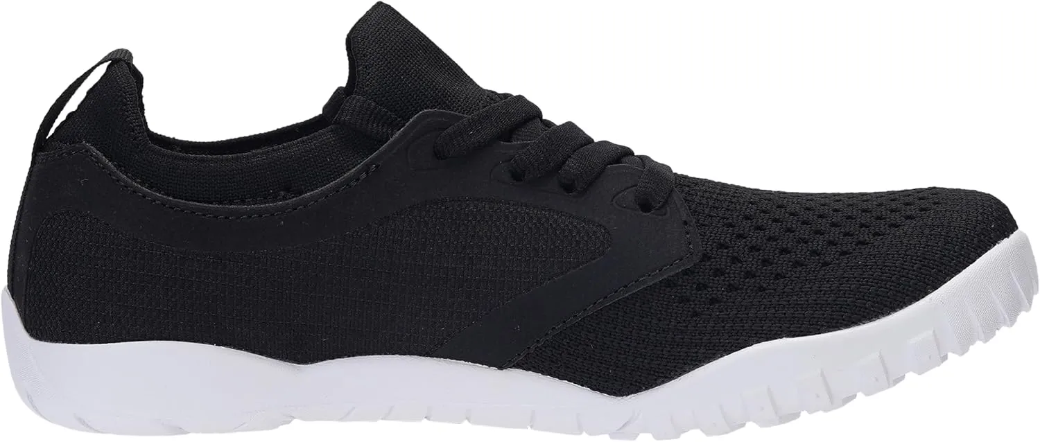 Joomra Women's Wide Minimalist Barefoot Shoes | Wide Toe Box Fashion Sneakers | Zero Drop Grippy Sole