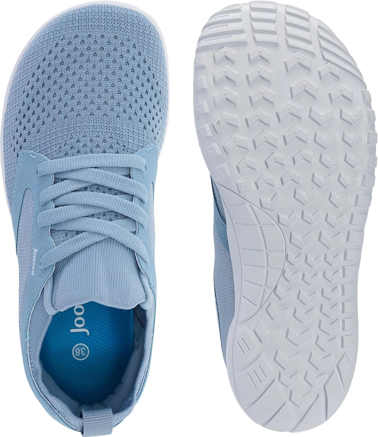 Joomra Women's Wide Minimalist Barefoot Shoes | Wide Toe Box Fashion Sneakers | Zero Drop Grippy Sole