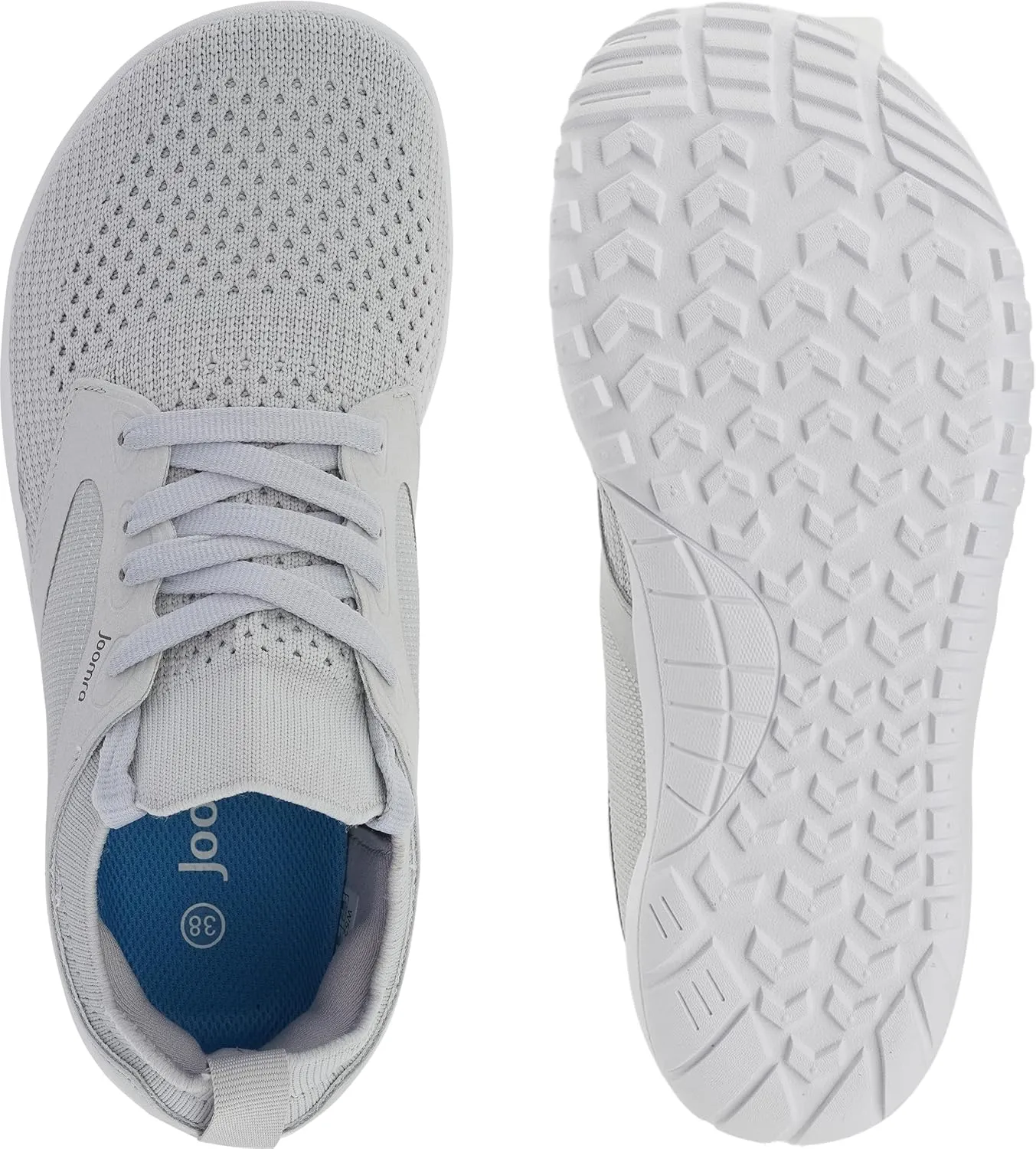Joomra Women's Wide Minimalist Barefoot Shoes | Wide Toe Box Fashion Sneakers | Zero Drop Grippy Sole