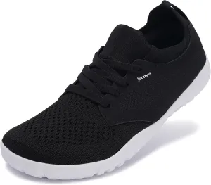 Joomra Women's Wide Minimalist Barefoot Shoes | Wide Toe Box Fashion Sneakers | Zero Drop Grippy Sole