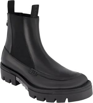 KARL LAGERFELD Men's Apron Toe Chelsea Boot Combat