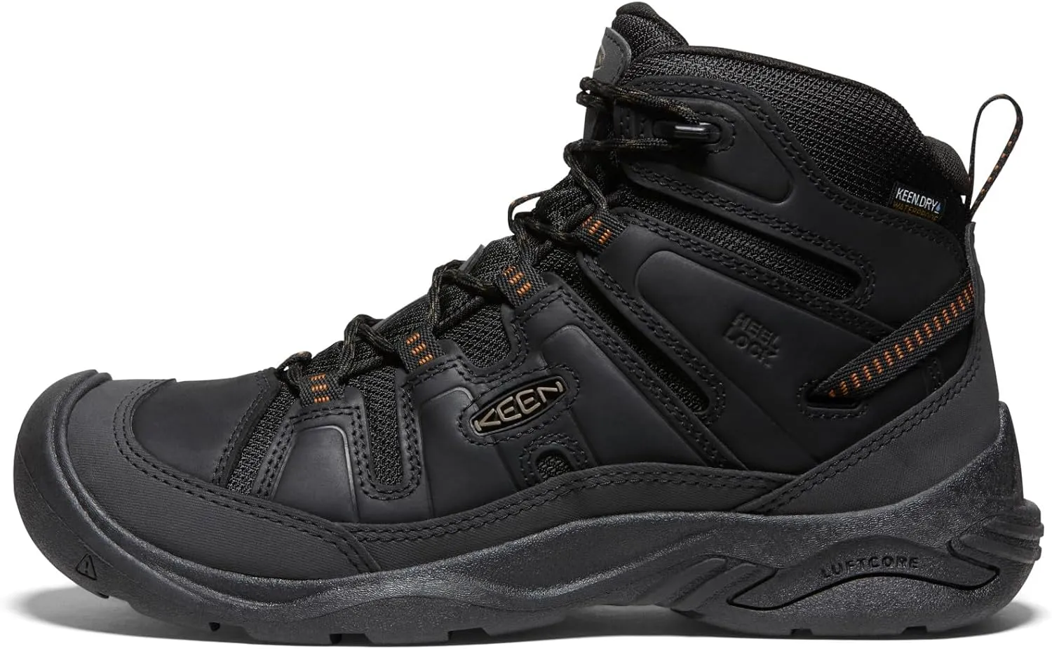KEEN Men's Circadia Mid Height Comfortable Waterproof Hiking Boots