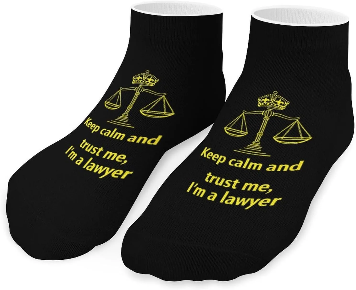 Keep Calm And Trust Me I Am A Lawyer Low Cut Ankle Socks Non Slip Invisible Liner Sock Pack Casual Socks For Men Women