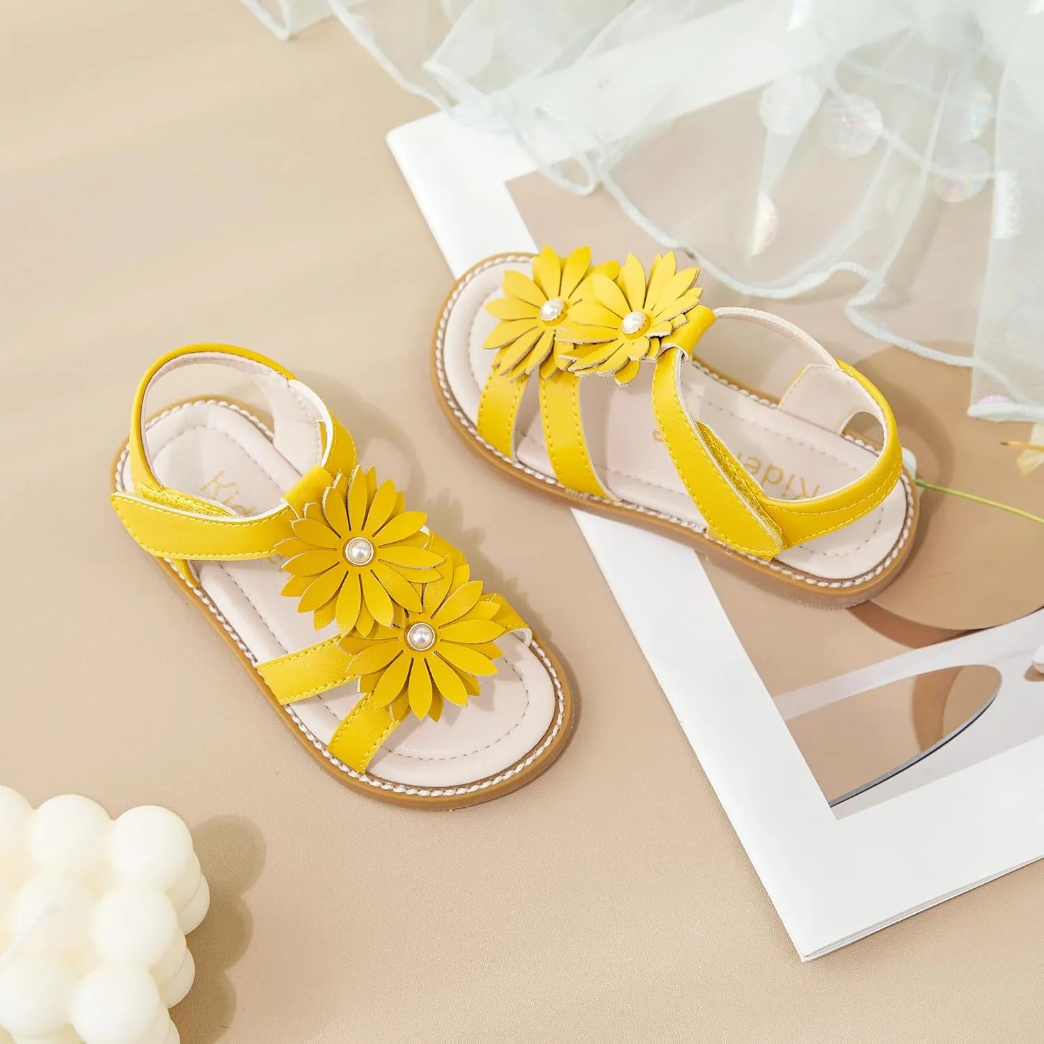 Kiderence Toddler Girls Sandals Little Girls Kids Shoes Girls Sandals Toddler