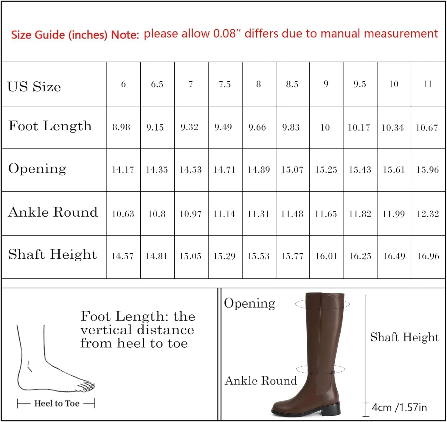 Knee High Boots Women Faux Leather Elastic Boots Low Heel Square Toe Side Zipper Fall Long Tall Boots for Women