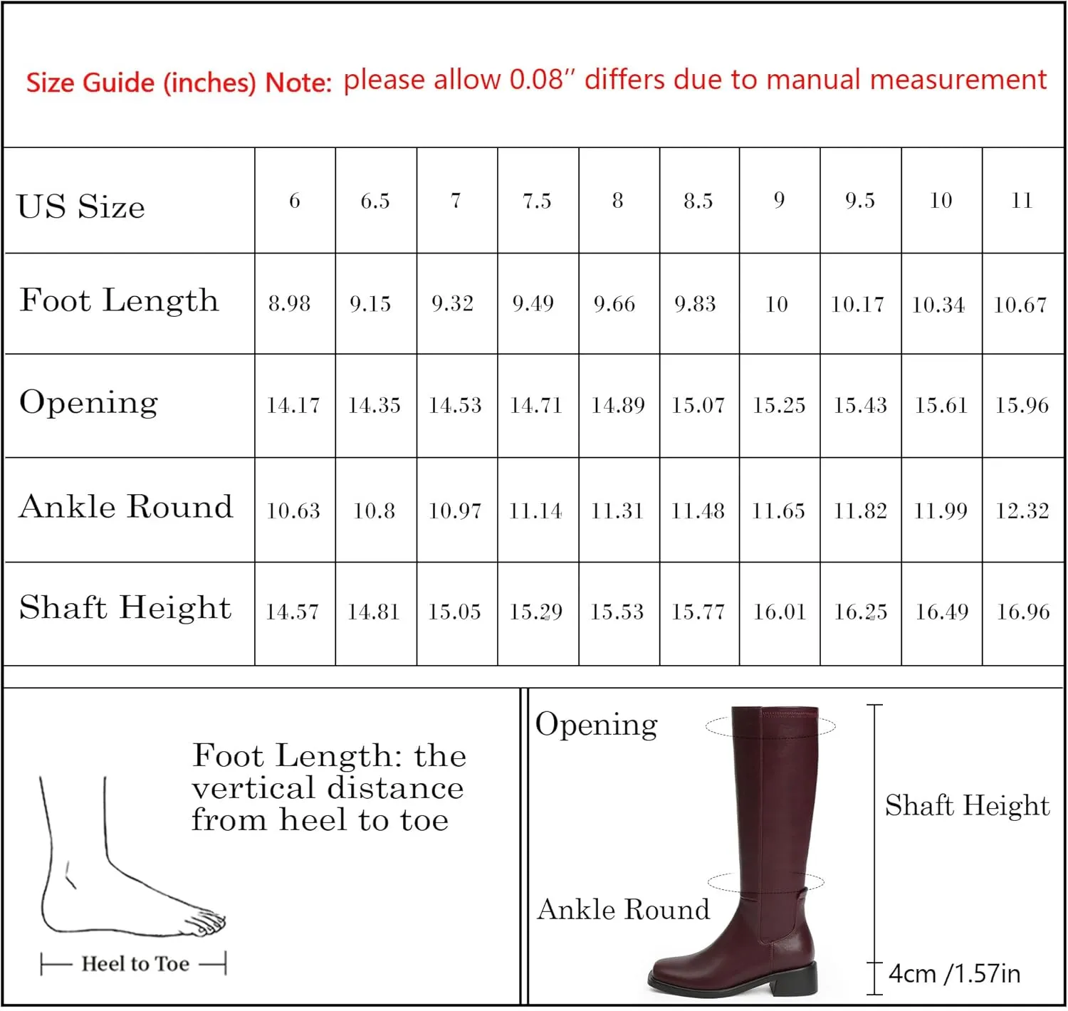 Knee High Boots Women Faux Leather Elastic Boots Low Heel Square Toe Side Zipper Fall Long Tall Boots for Women