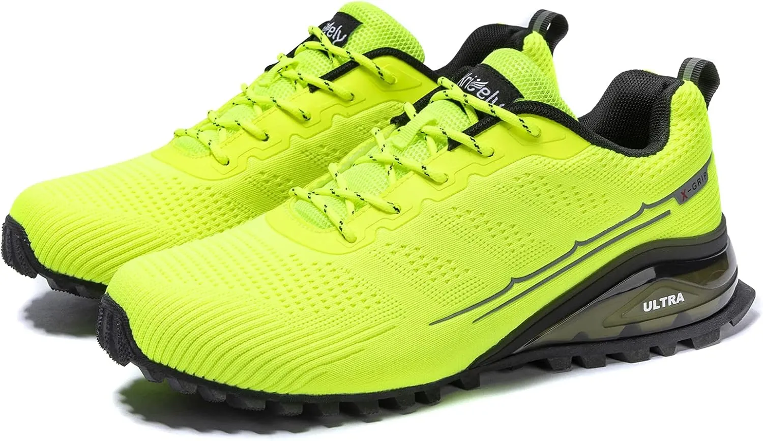 Kricely Men's Trail Running Shoes Fashion Walking Hiking Sneakers for Men Tennis Cross Training Shoe Outdoor Snearker Mens Casual Workout Footwear