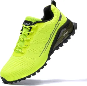 Kricely Men's Trail Running Shoes Fashion Walking Hiking Sneakers for Men Tennis Cross Training Shoe Outdoor Snearker Mens Casual Workout Footwear