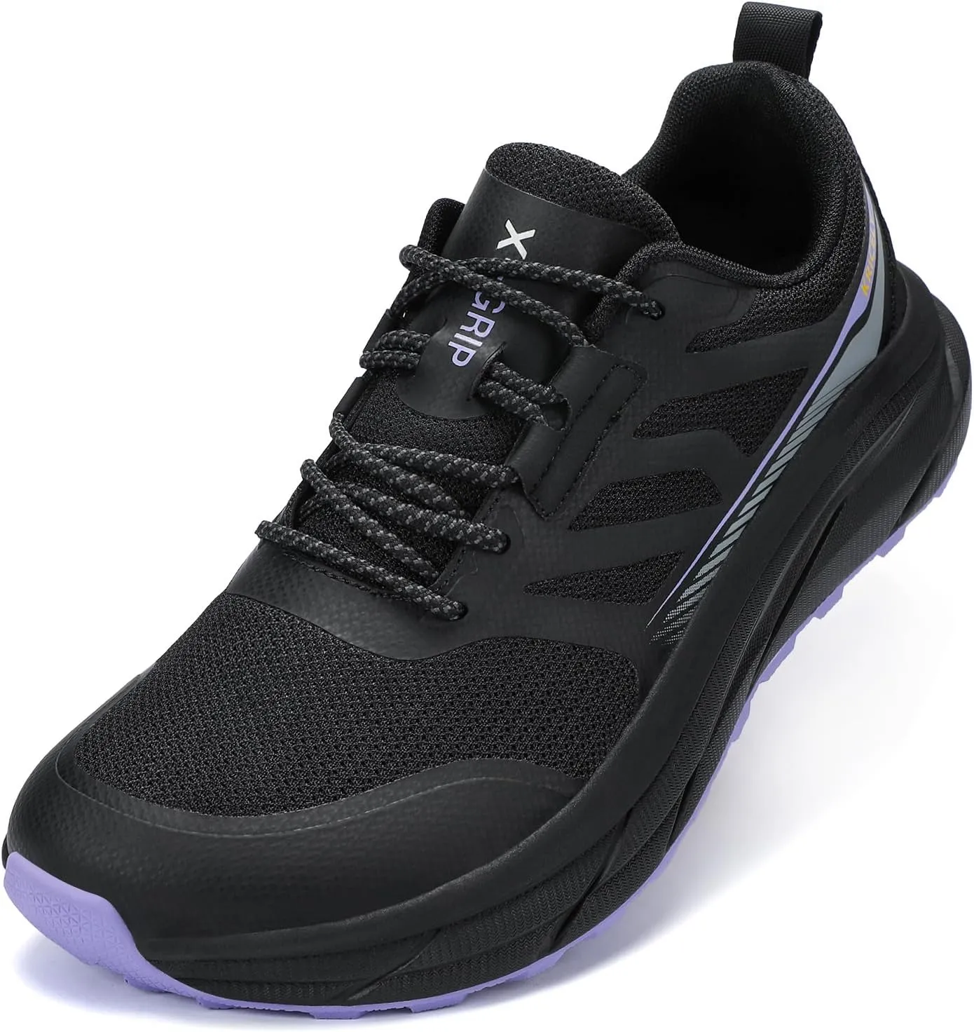Kricely Men's Trail Running Shoes Wide Toe Box Shoes for Men Walking Sneakers
