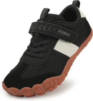 KUBUA Boys Girls Sneakers Kids Barefoot Shoes Comfort Anti-Slip Walking Shoes for Indoor Outdoor Toddler Little Big Kid