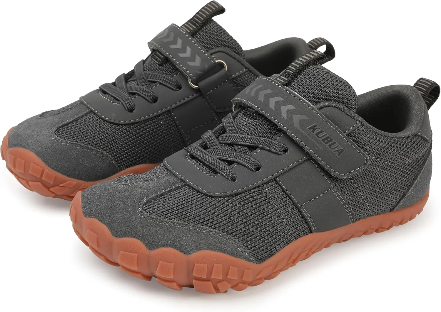 KUBUA Boys Girls Sneakers Kids Barefoot Shoes Comfort Anti-Slip Walking Shoes for Indoor Outdoor Toddler Little Big Kid