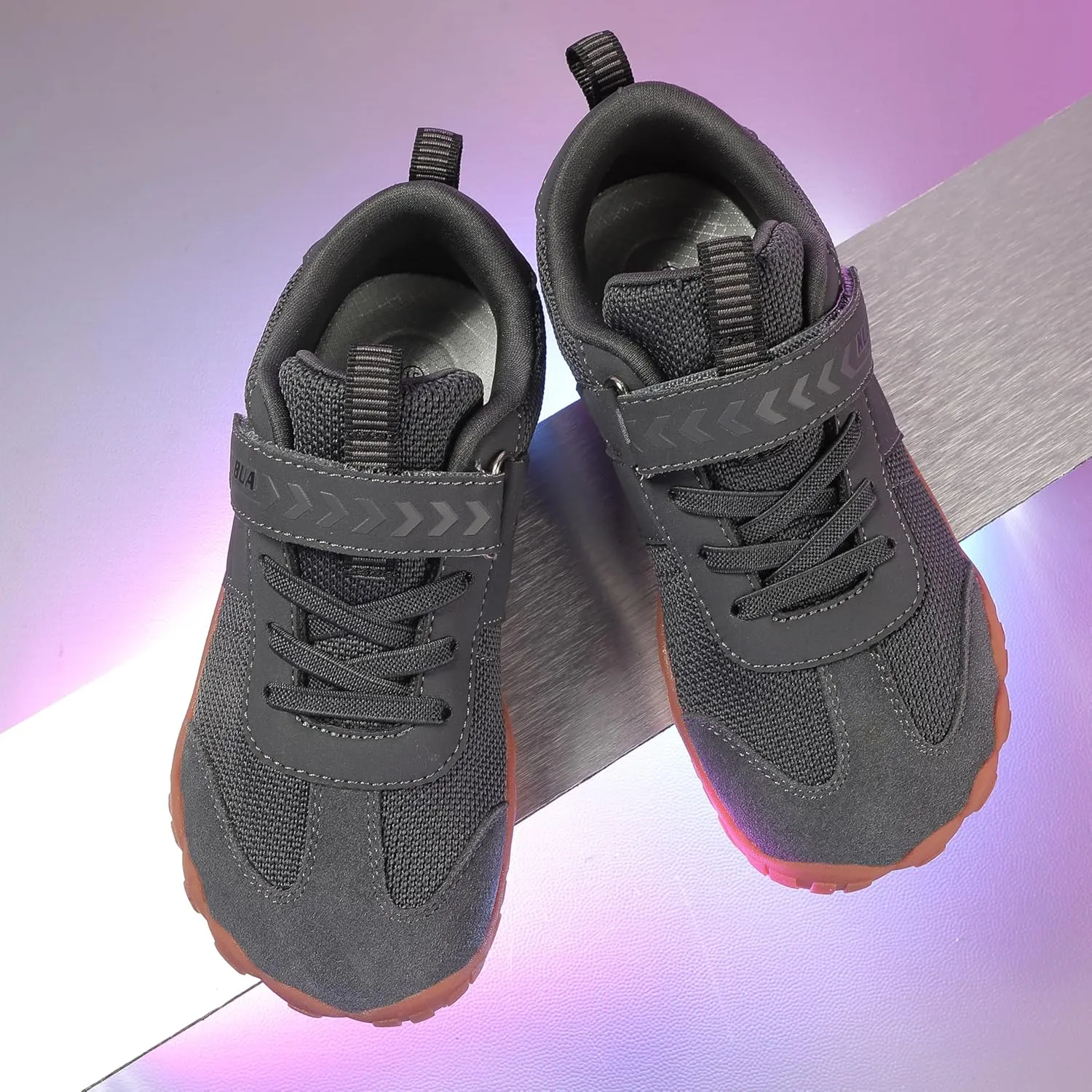 KUBUA Boys Girls Sneakers Kids Barefoot Shoes Comfort Anti-Slip Walking Shoes for Indoor Outdoor Toddler Little Big Kid