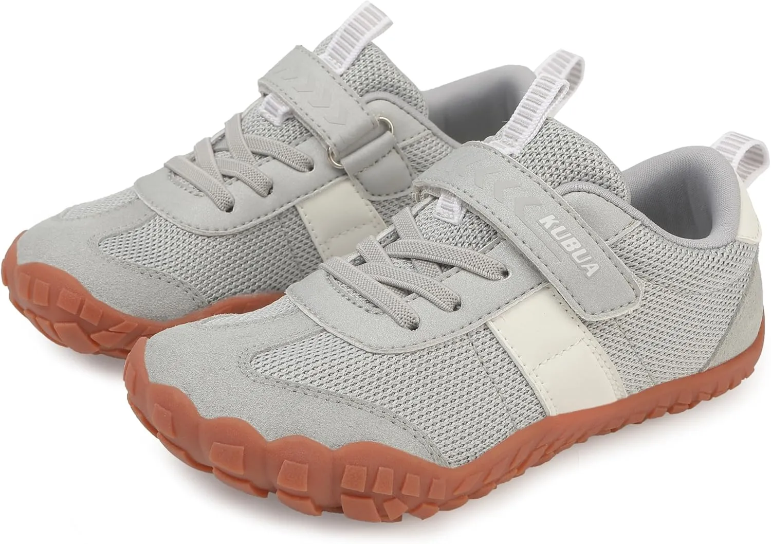 KUBUA Boys Girls Sneakers Kids Barefoot Shoes Comfort Anti-Slip Walking Shoes for Indoor Outdoor Toddler Little Big Kid