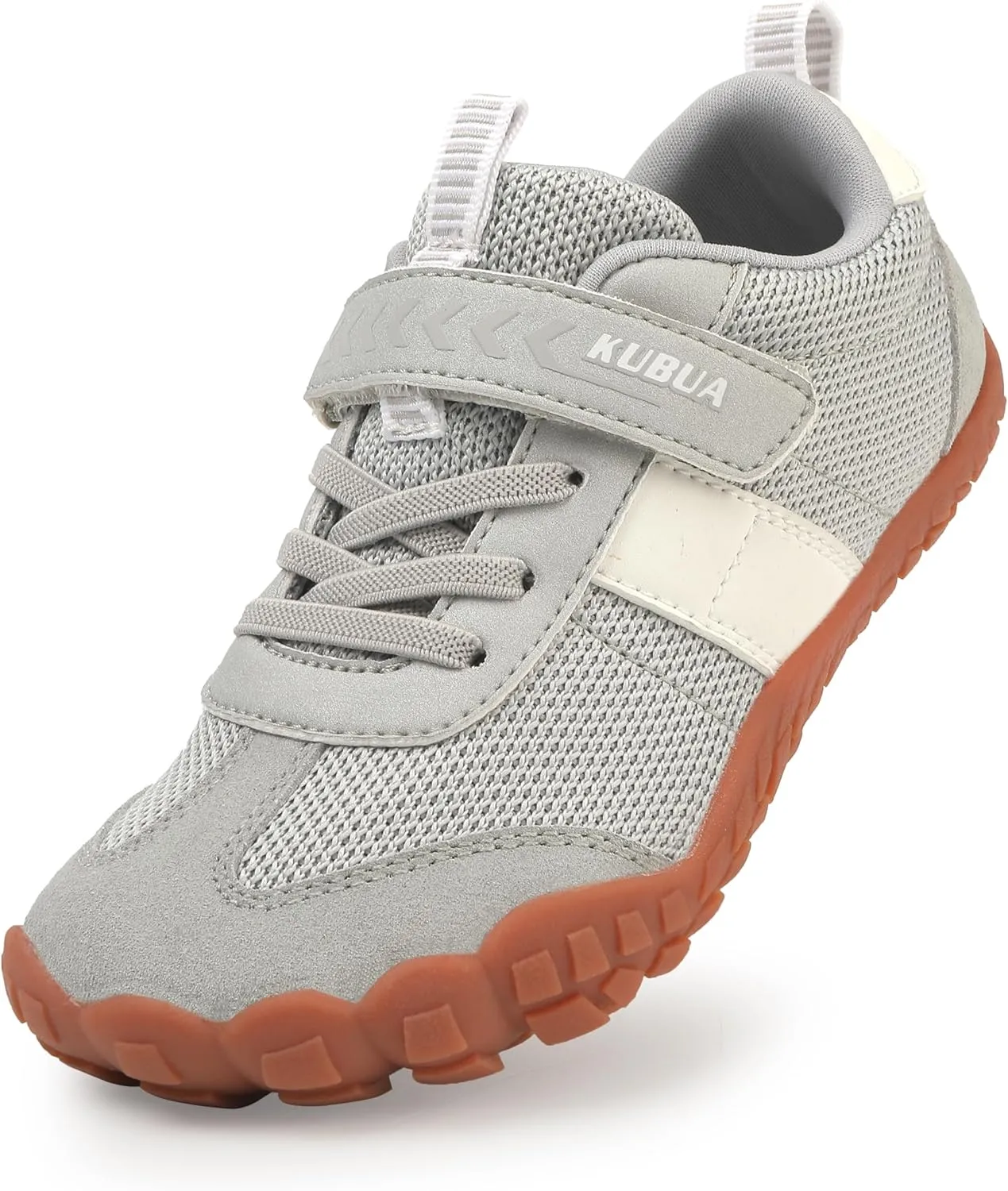 KUBUA Boys Girls Sneakers Kids Barefoot Shoes Comfort Anti-Slip Walking Shoes for Indoor Outdoor Toddler Little Big Kid
