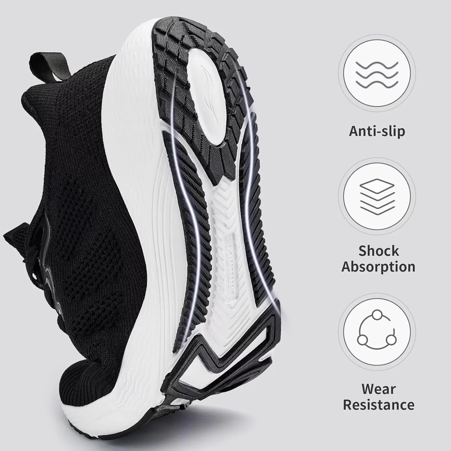 Lamincoa Women's Walking Shoes Running Lightweight Sneakers Comfortable Tennis Athletic Shoes Outdoor Gym Sport Workout
