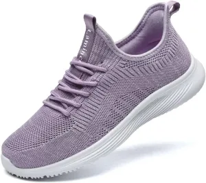 Lamincoa Womens Walking Shoes Slip On Lightweight Memory Foam Cheer Sneakers for Tennis Gym Running Workout Yoga