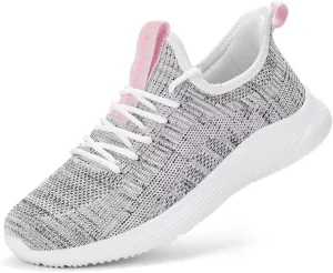 Lamincoa Womens Walking Shoes Slip On Lightweight Memory Foam Cheer Sneakers for Tennis Gym Running Workout Yoga