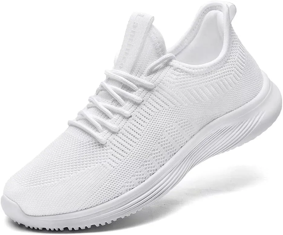Lamincoa Womens Walking Shoes Slip On Lightweight Memory Foam Cheer Sneakers for Tennis Gym Running Workout Yoga