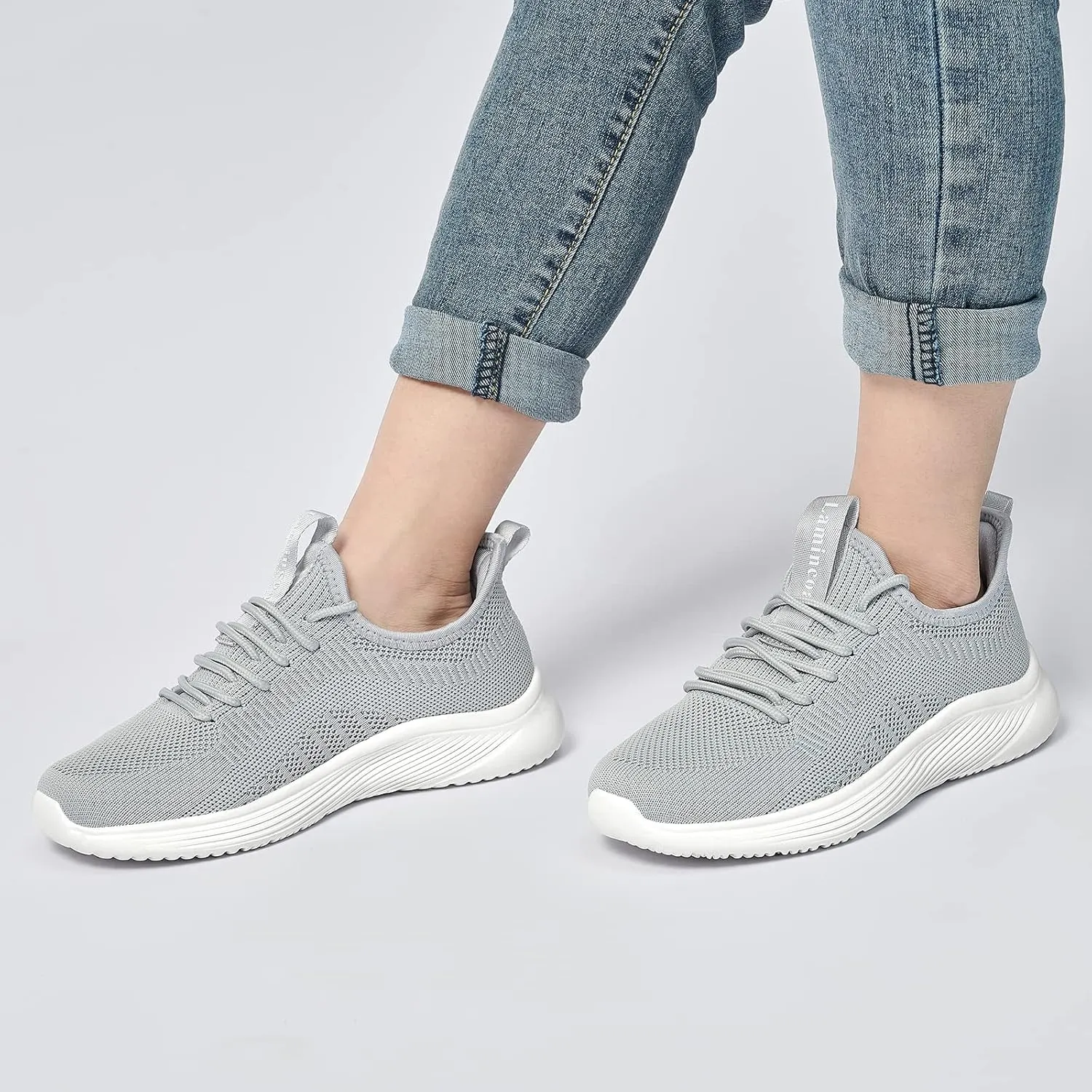 Lamincoa Womens Walking Shoes Slip On Lightweight Memory Foam Cheer Sneakers for Tennis Gym Running Workout Yoga