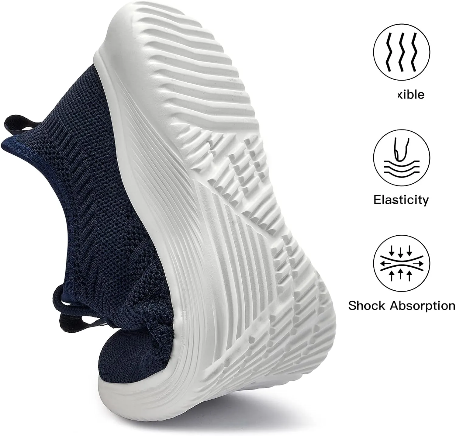 Lamincoa Womens Walking Shoes Slip On Lightweight Memory Foam Cheer Sneakers for Tennis Gym Running Workout Yoga