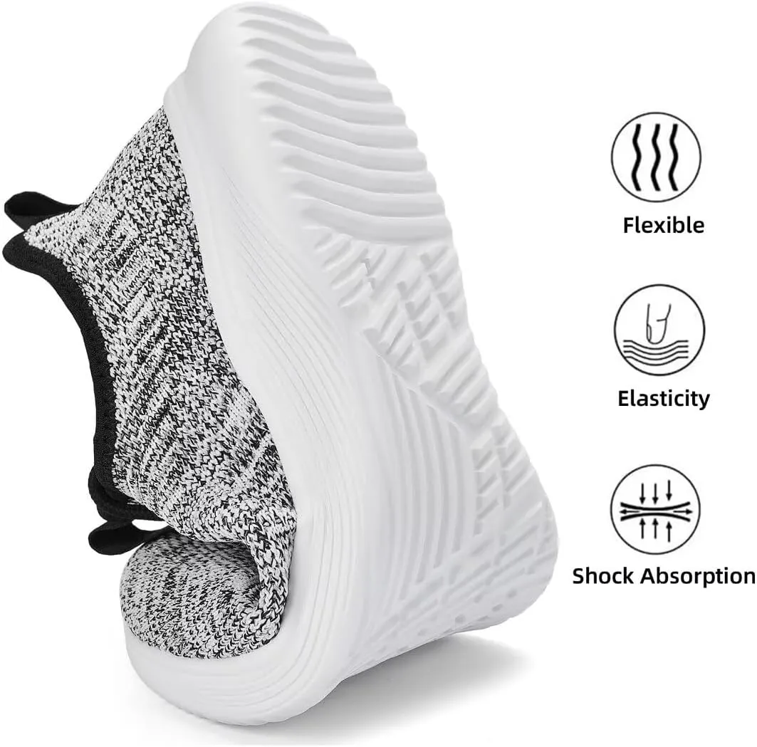 Lamincoa Womens Walking Shoes Slip On Lightweight Memory Foam Cheer Sneakers for Tennis Gym Running Workout Yoga