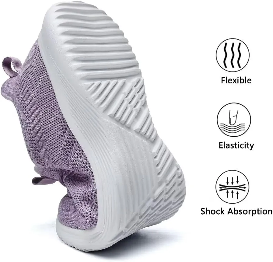 Lamincoa Womens Walking Shoes Slip On Lightweight Memory Foam Cheer Sneakers for Tennis Gym Running Workout Yoga
